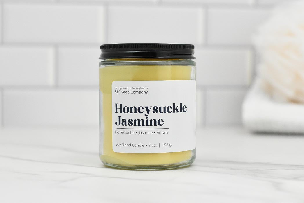 Honeysuckle Jasmine Soy Blend Candle