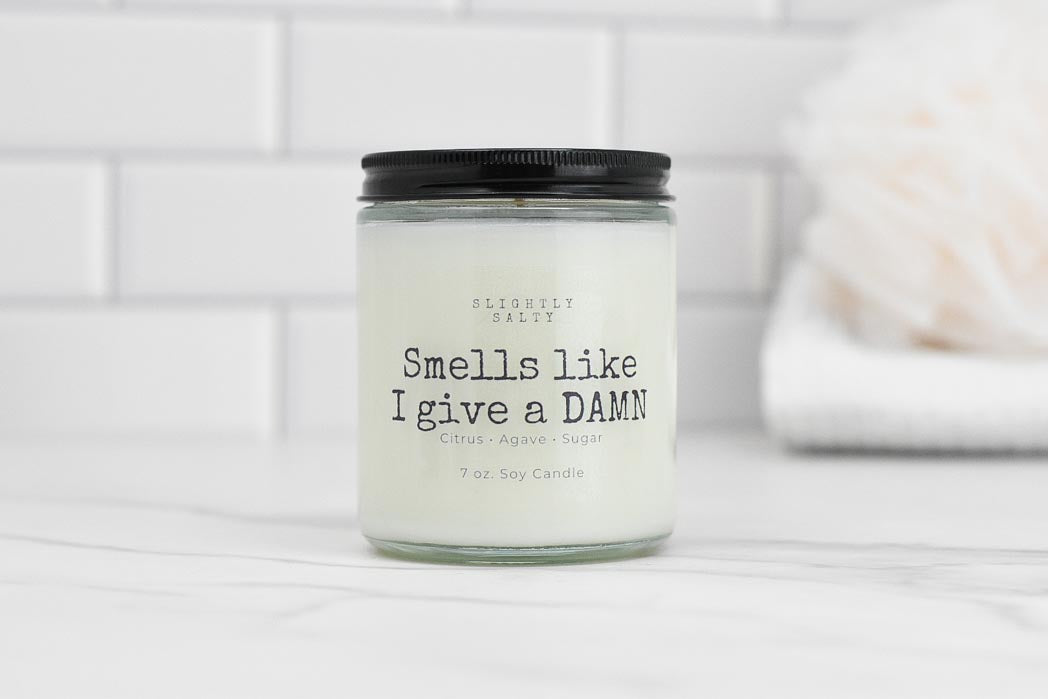 Smells Like I Give a Damn – Citrus Soy Candle