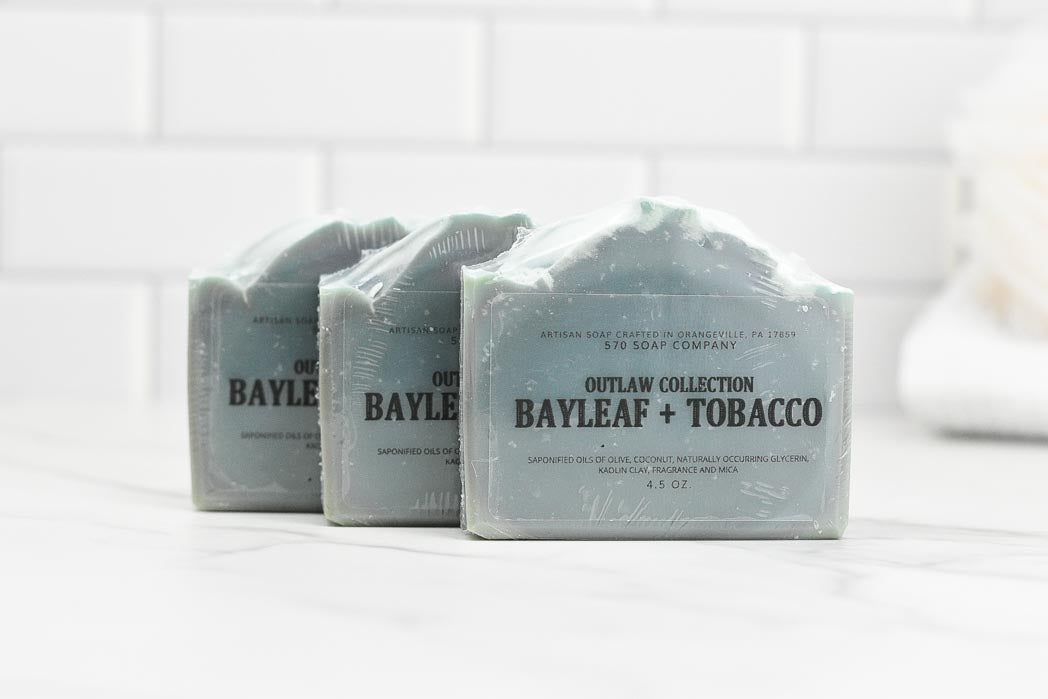 Bay Leaf + Tobacco Bar Soap