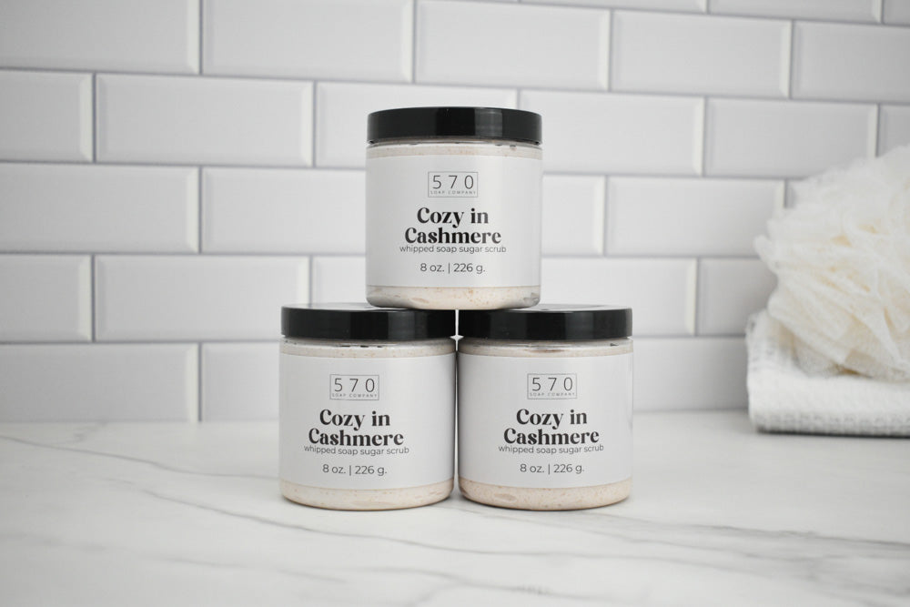 Cozy in Cashmere Sugared Whipped Soap Scrub
