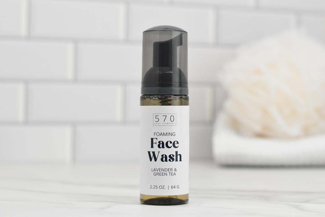 Foaming Face Wash - Lavender & Green Tea