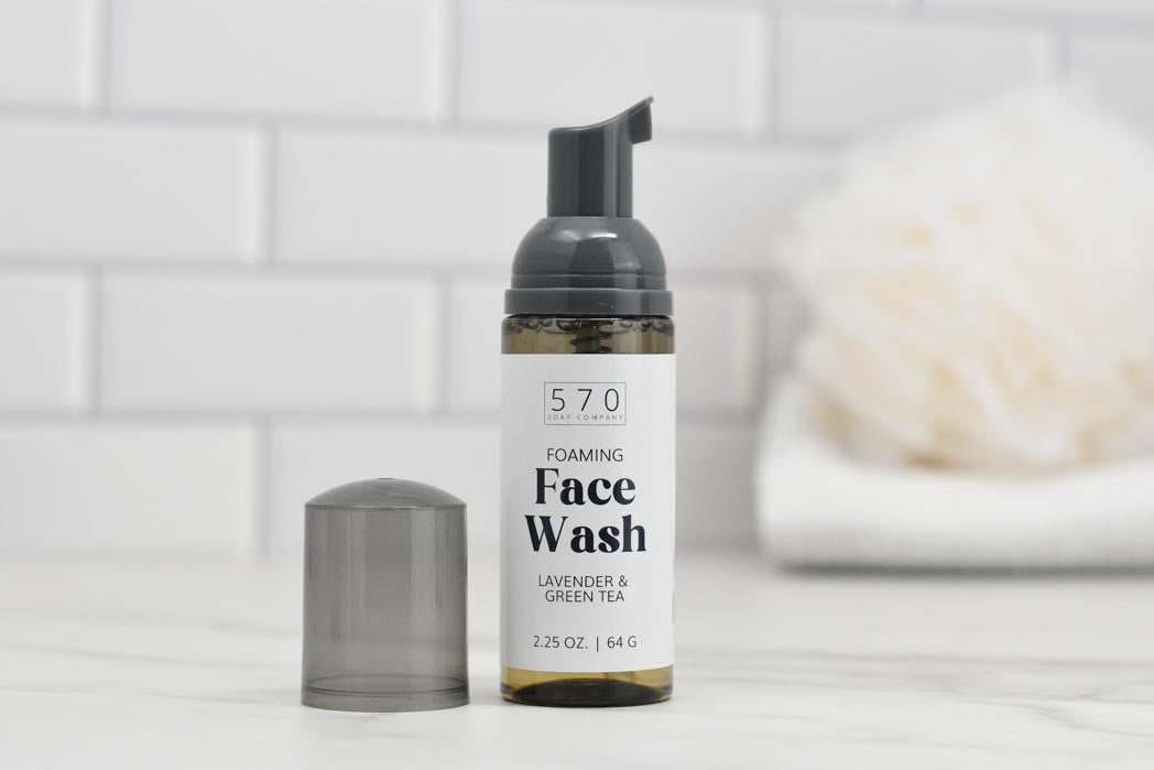 Foaming Face Wash - Lavender & Green Tea