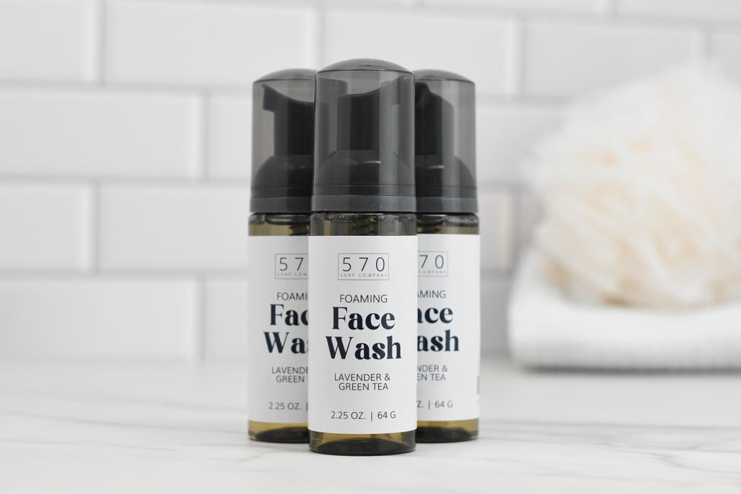 Foaming Face Wash - Lavender & Green Tea