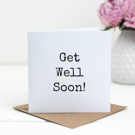 Get Well Soon! Or at Least Pretend So People Stop Asking – Funny Get Well Card