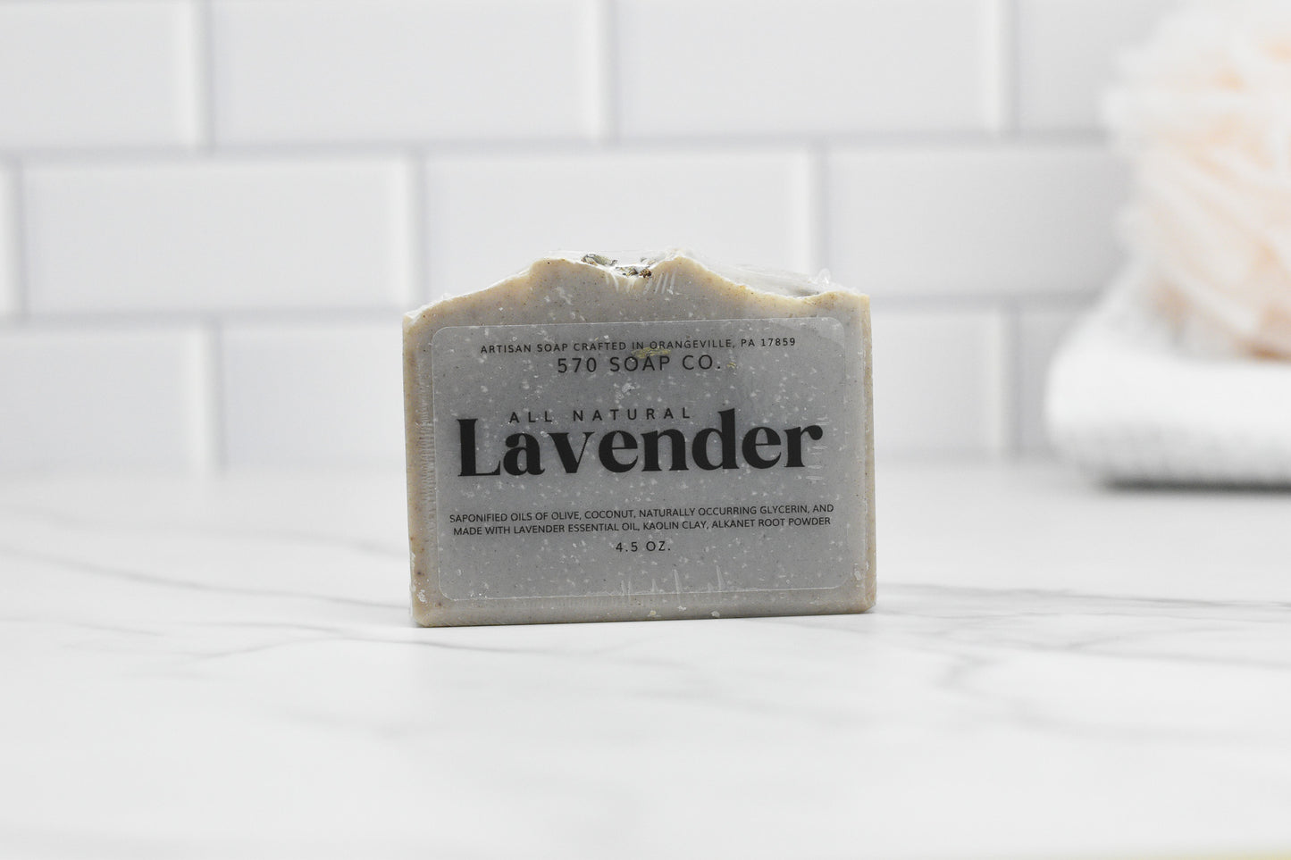 Lavender Essential Oil Bar Soap - All Natural