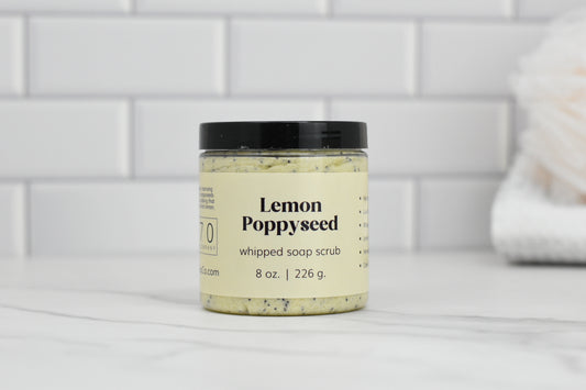 Lemon Poppyseed Whipped Soap Scrub