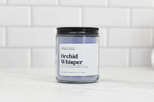 Orchid Whisper – Exotic Jasmine & Heliotrope Candle
