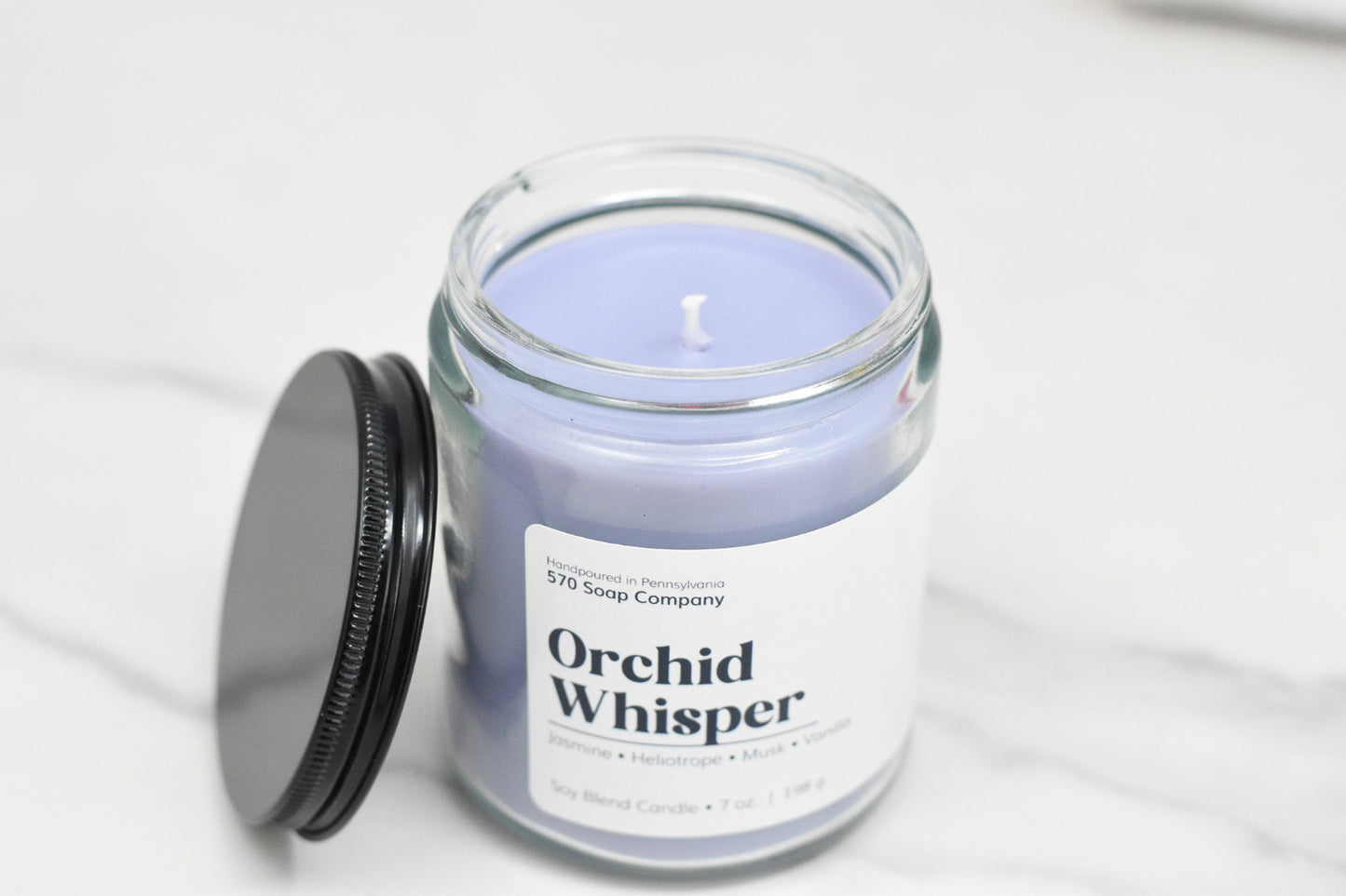 Orchid Whisper – Exotic Jasmine & Heliotrope Candle