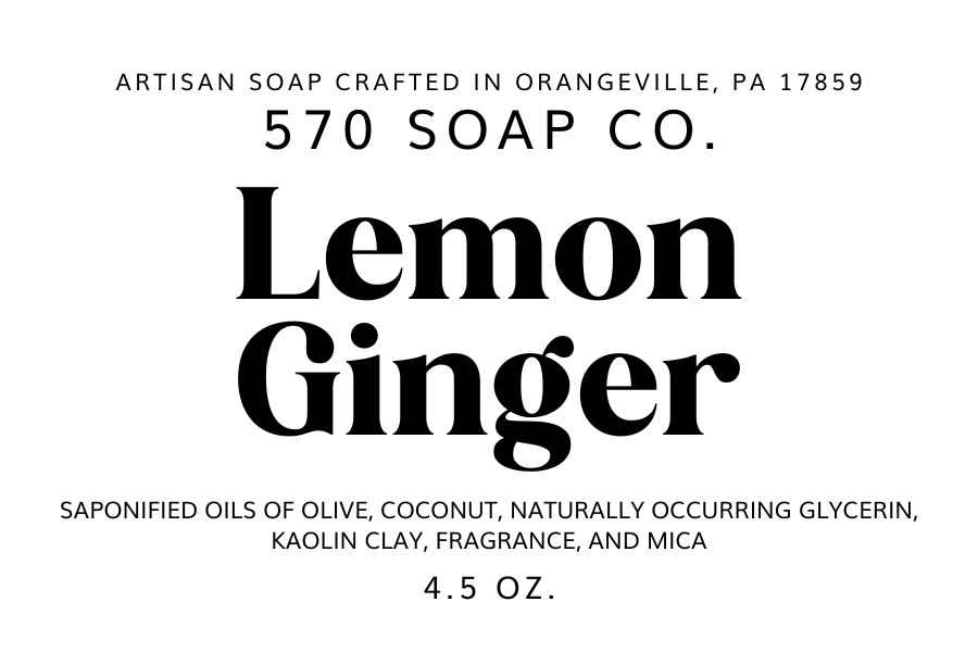 Lemon Ginger Bar Soap