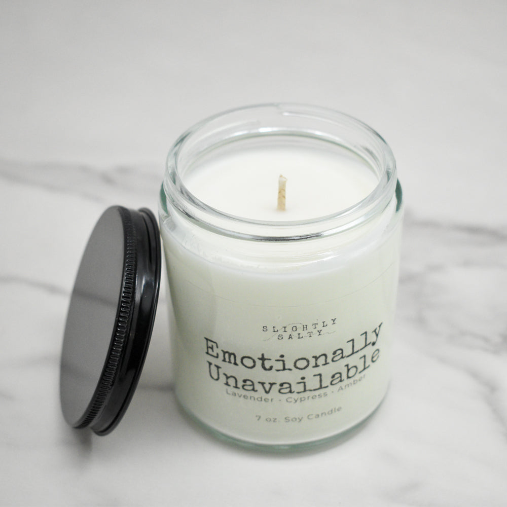 Emotionally Unavailable – Driftwood Mahogany Soy Candle