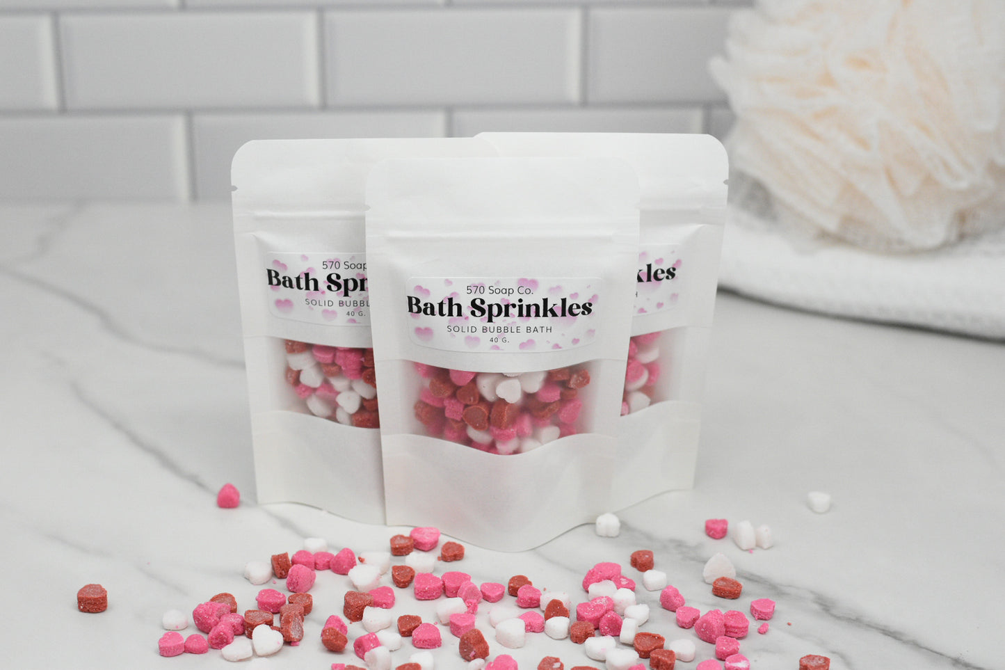 Solid Bubble Bath Sprinkles