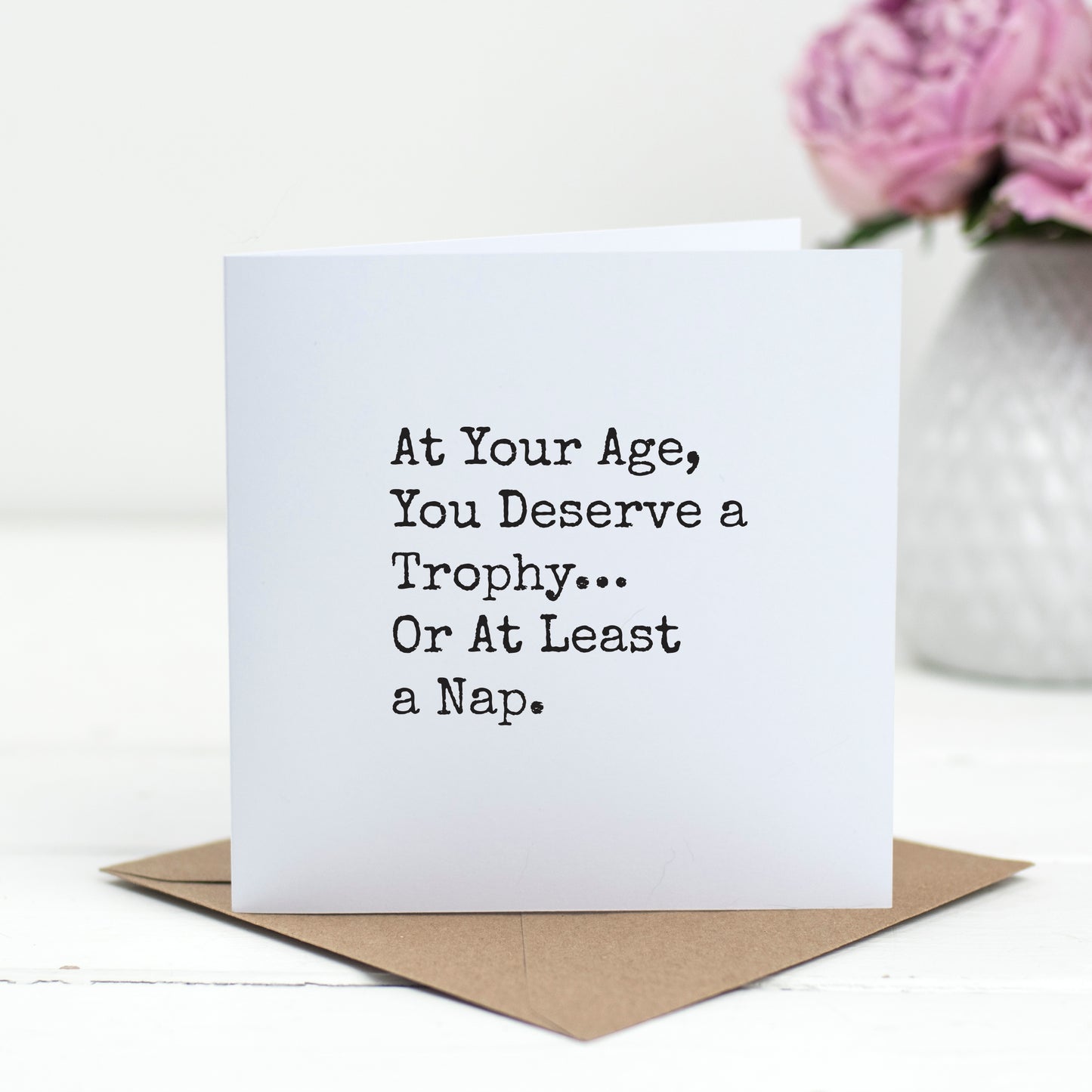 Trophy or Nap? Tough Call – Funny Birthday Card