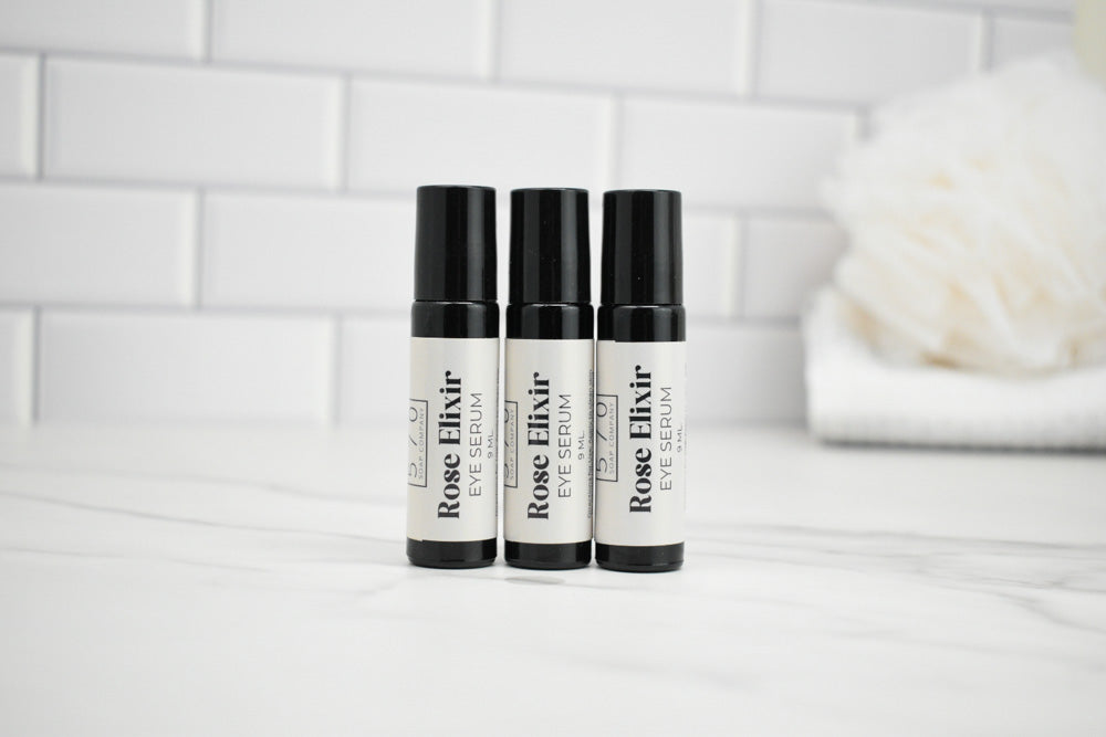 Rose Elixir Eye Serum | Hydrating Rosehip Oil Roller