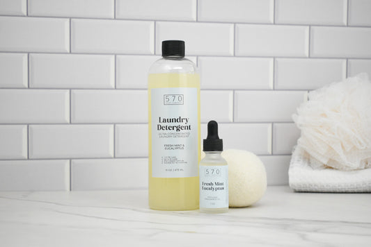 Laundry Essentials Set – Detergent & Dryer Ball Fragrance Oil