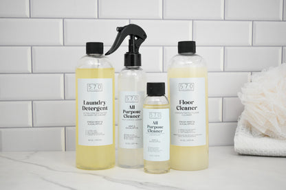 Complete Home Cleaning System – Laundry, Floor & All Purpose + Refill