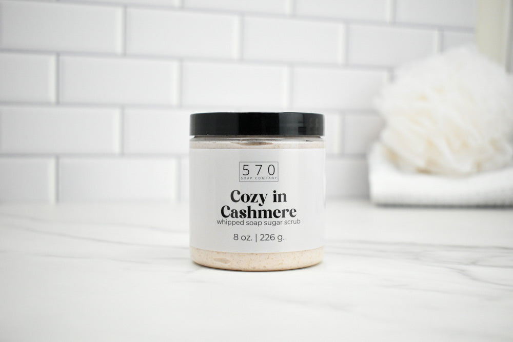Cozy in Cashmere Sugared Whipped Soap Scrub