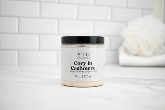 Cozy in Cashmere Sugared Whipped Soap Scrub