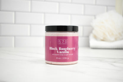 Black Raspberry Vanilla Whipped Sugar Scrub