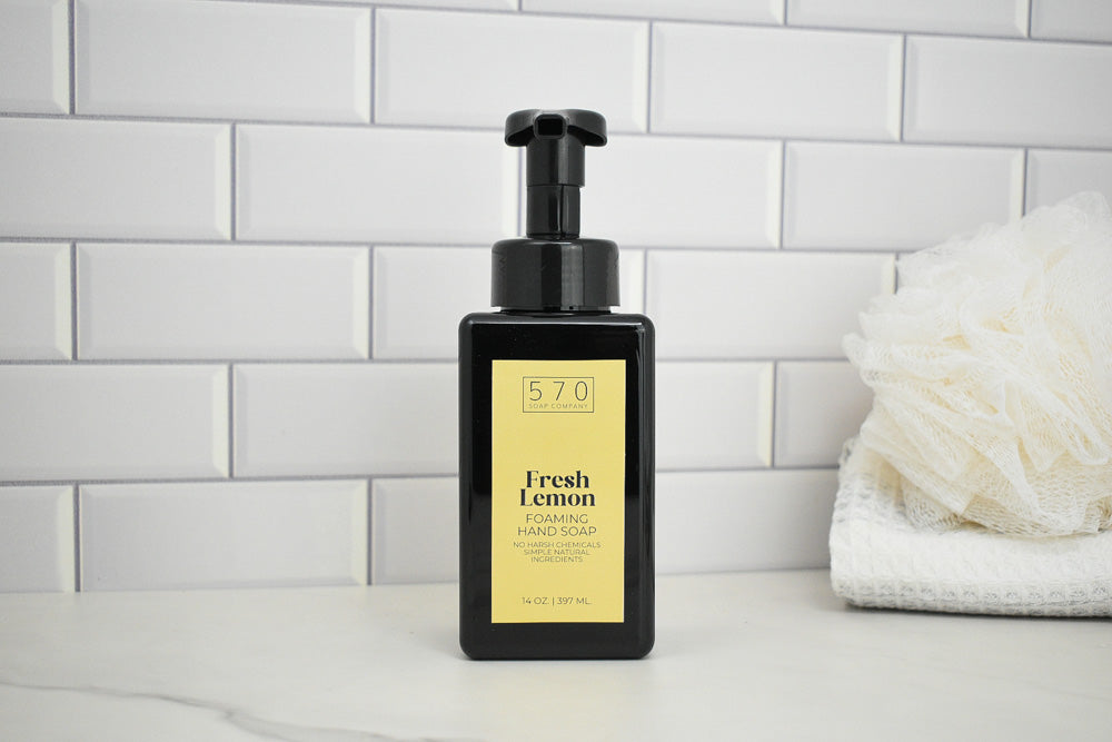 Fresh Lemon Natural Foaming Hand Soap