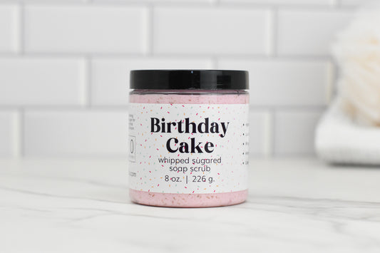 Birthday Cake Whipped Sugared Soap Scrub