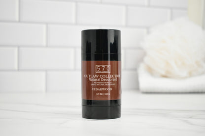 Deodorant stick with '570' branding on a white background