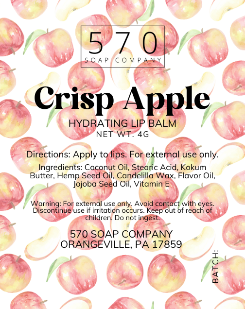 Crisp Apple Hydrating Lip Balm – Fresh, Nourishing Moisture