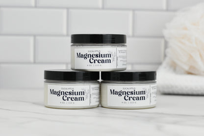 Magnesium Cream - Lavender, Eucalyptus, Fragrance Free