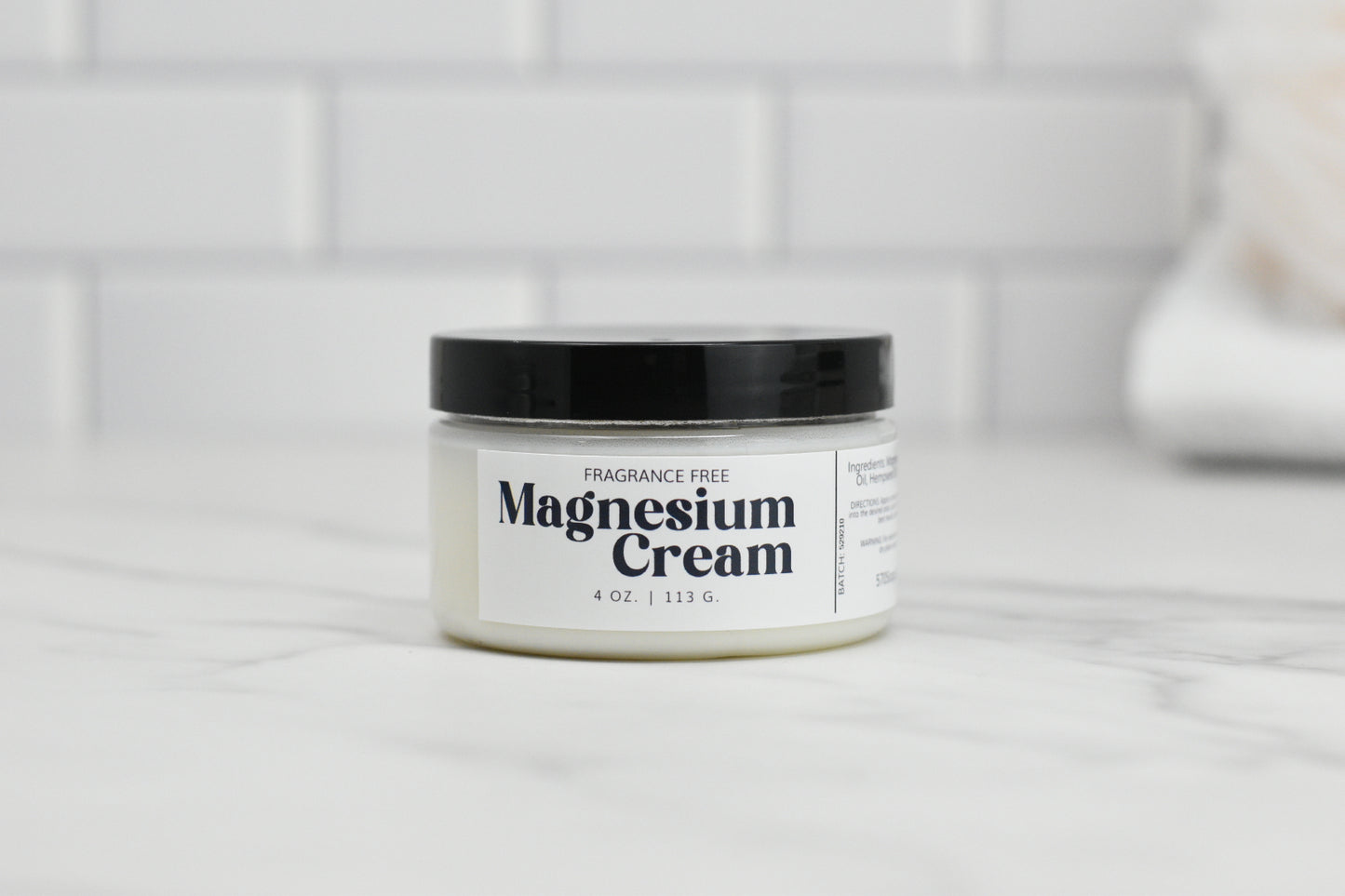 Magnesium Cream - Lavender, Eucalyptus, Fragrance Free