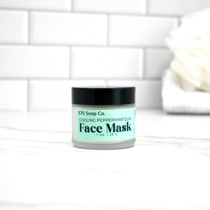 Cooling Peppermint Clay Face Mask