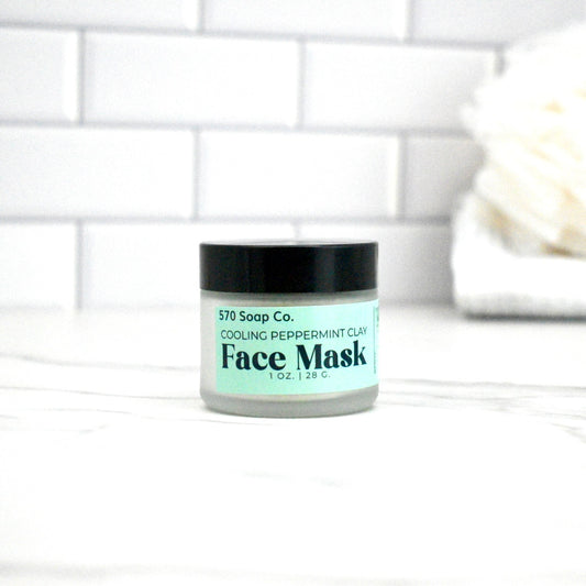 Cooling Peppermint Clay Face Mask