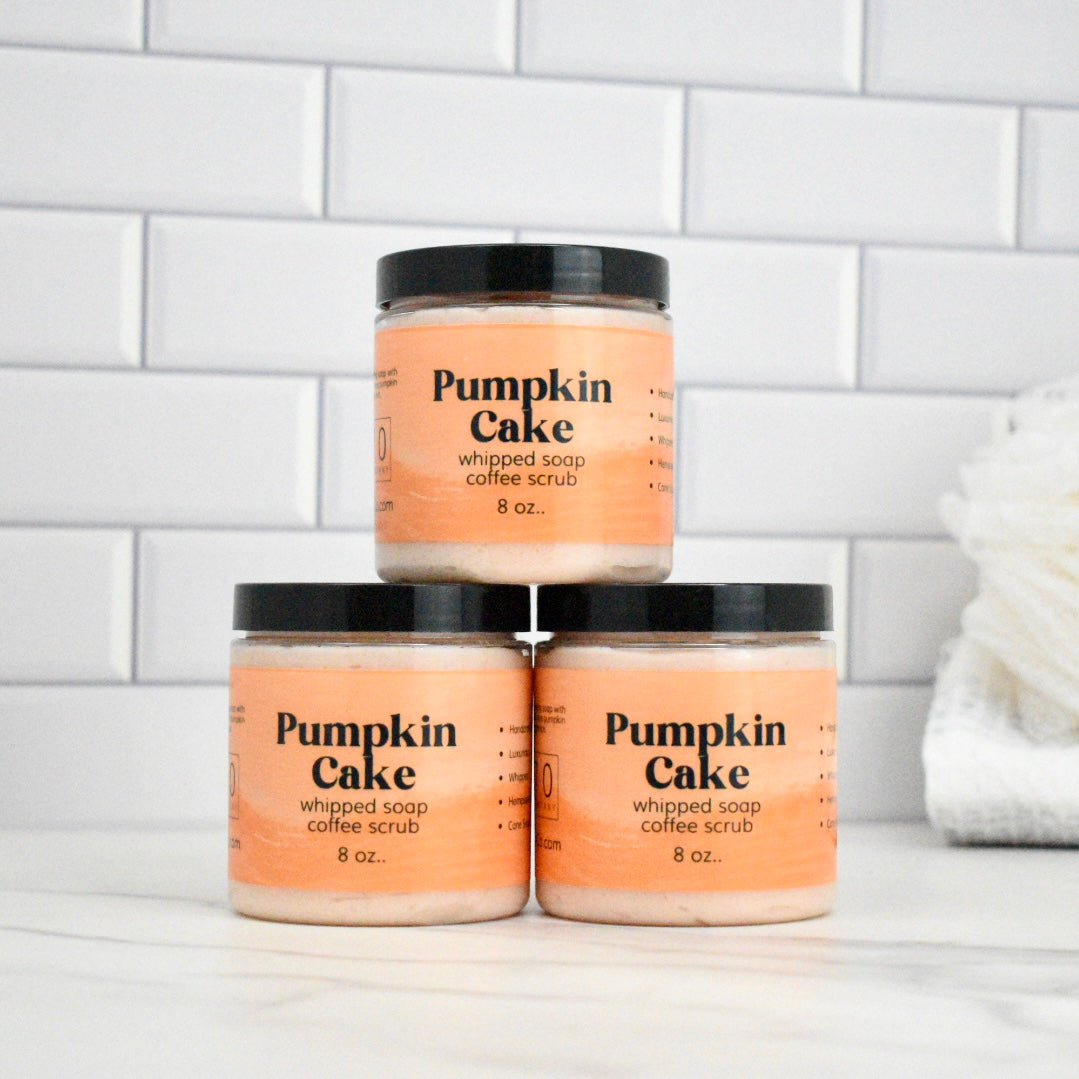 Pumpkin Cake  Whipped Sugared Soap Scrub