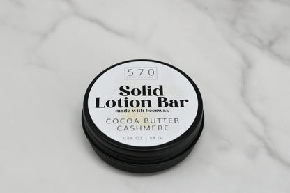 Solid Lotion Bar - made with beeswax