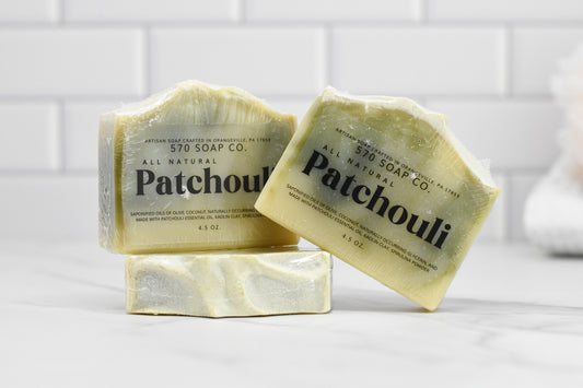 Patchouli Essential Oil Bar Soap - All Natural