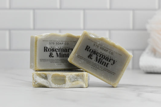 Rosemary Peppermint Bar Soap - All Natural