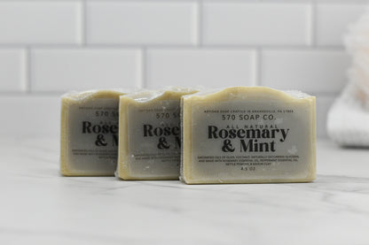 Rosemary Peppermint Bar Soap - All Natural