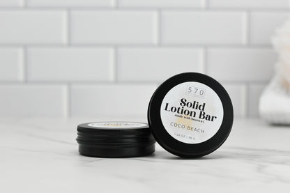 Solid Lotion Bar - made with beeswax