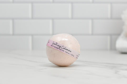 Soothing Calamine Bath Bomb - All Natural