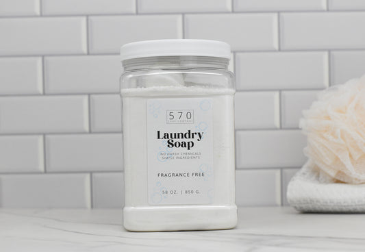 Powdered Laundry Soap- Fragrance Free - NEW FORMULA