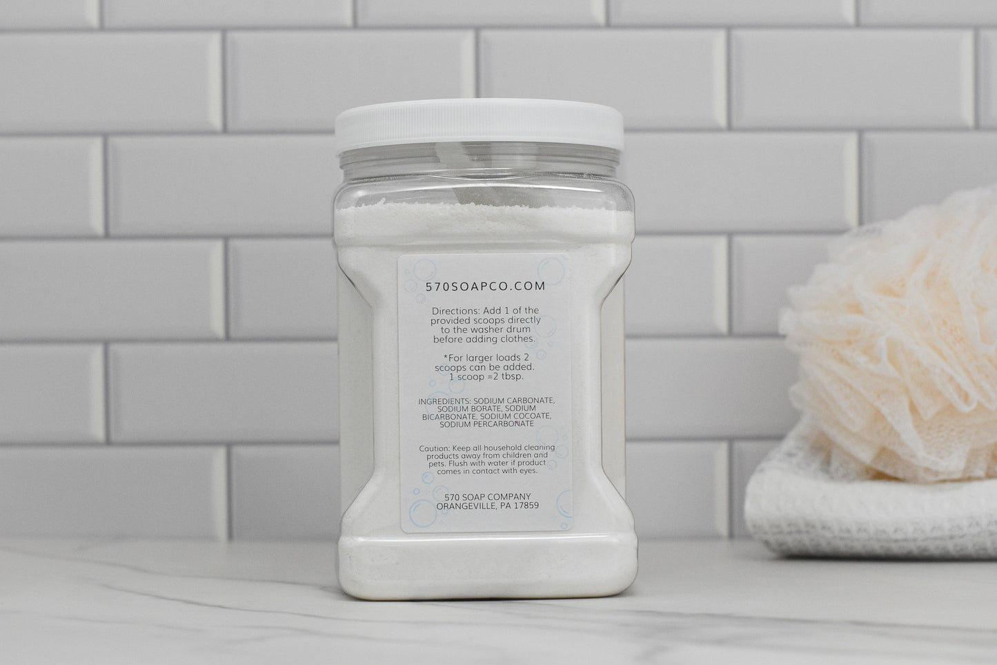 Powdered Laundry Soap- Fragrance Free - NEW FORMULA