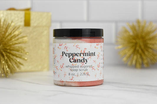 Peppermint Foaming Whipped Sugar Scrub