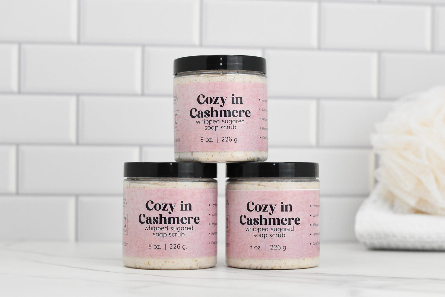 Cozy in Cashmere Sugared Whipped Soap Scrub