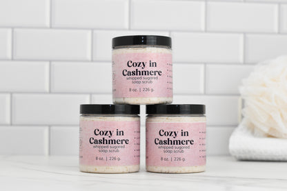 Cozy in Cashmere Sugared Whipped Soap Scrub