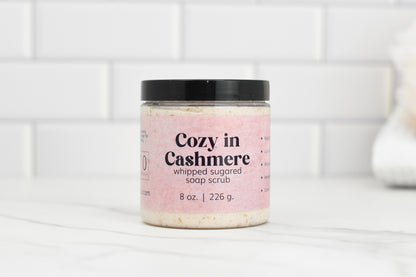 Cozy in Cashmere Sugared Whipped Soap Scrub