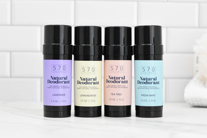 Natural Deodorant - Essential Oils - Stay Fresh Naturally - VEGAN Formula