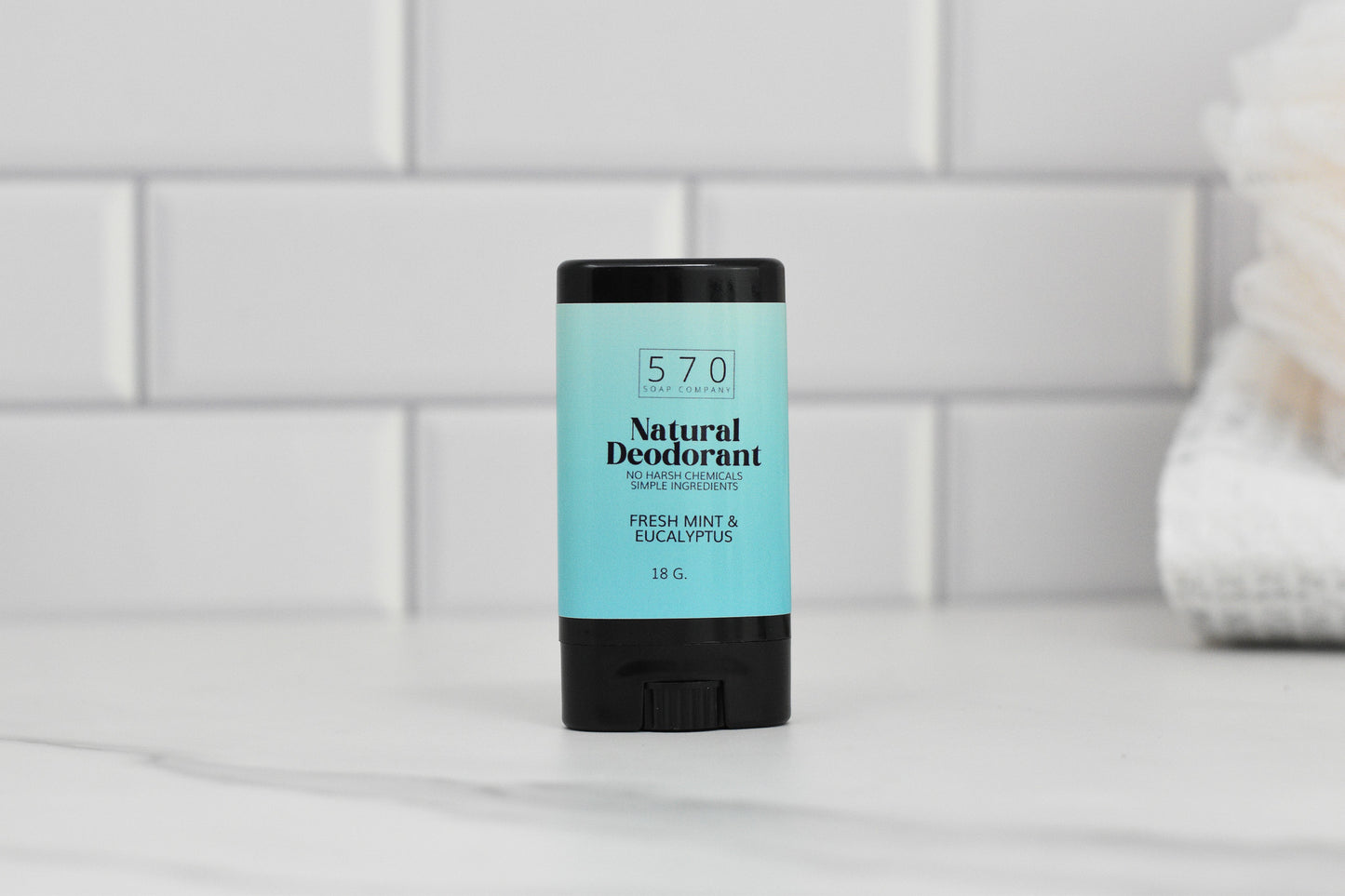 Natural Deodorant - Fresh Mint & Eucalyptus - Stay Fresh Naturally - VEGAN Formula