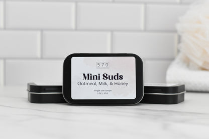 Mini Suds - 2 oz Compact Soap for On-the-Go - Single Use Soaps