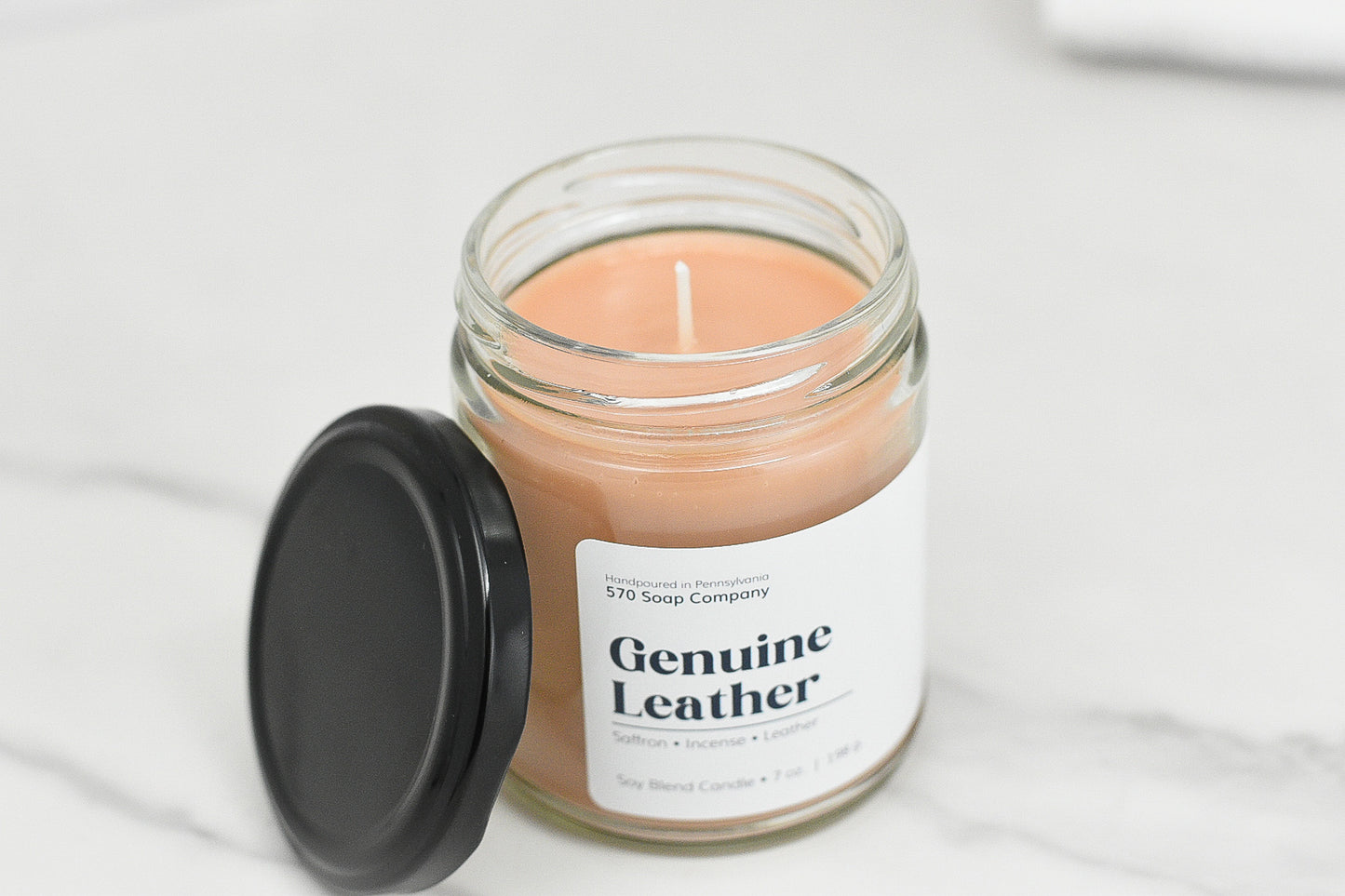 Leather Soy Blend Candle