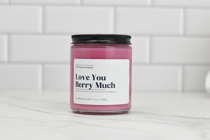 Love You Berry Much Soy Blend Candle