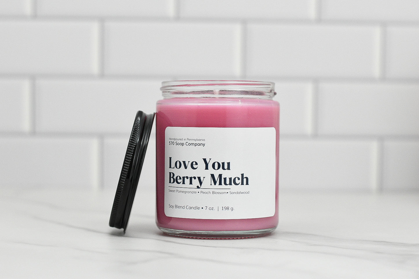 Love You Berry Much Soy Blend Candle