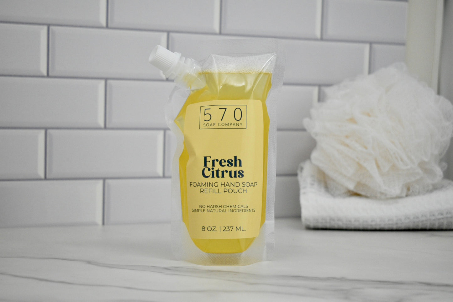 Fresh Citrus All Natural Foaming Hand Soap